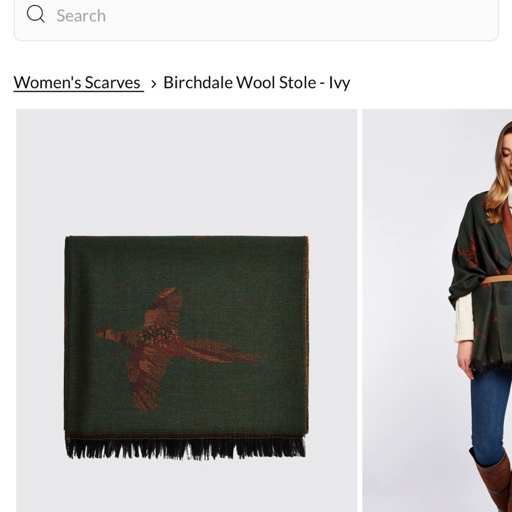 Dubarry wrap - Ivy Green